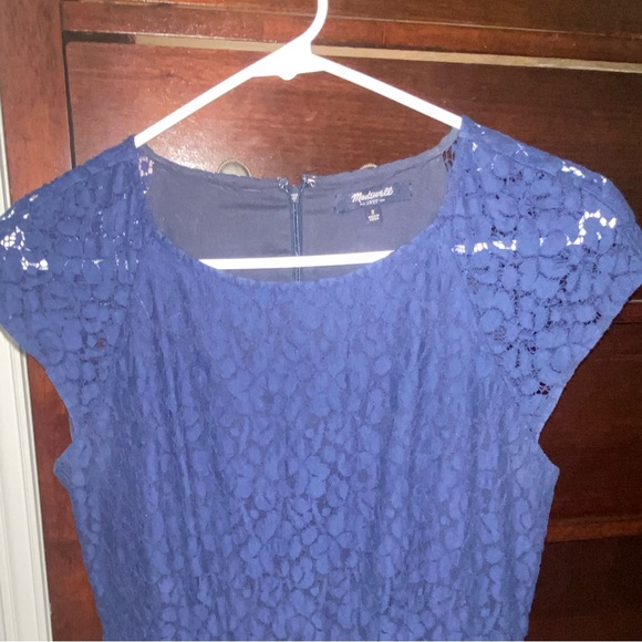 MADEWELL Navy Lace Dress - Picture 6 of 7
